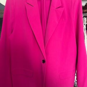 Women’s Hot Pink Tailored Blazer Jacket
